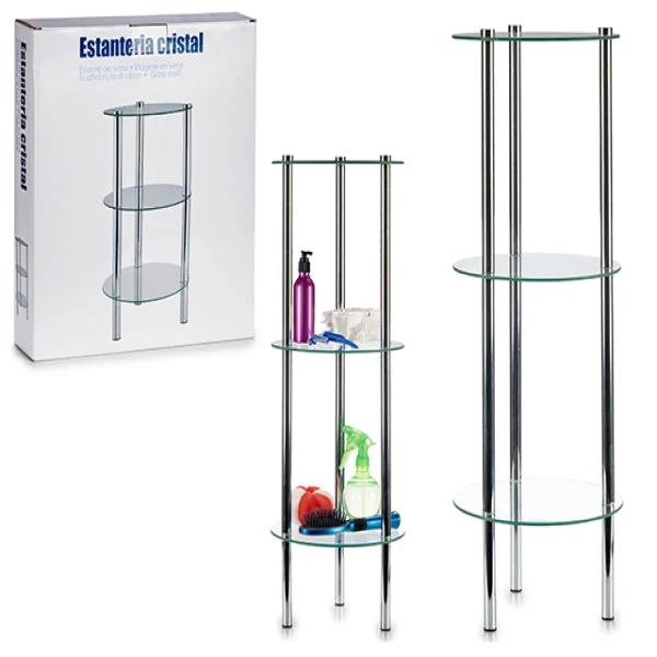 Bathroom Shelves Transparent (76,4 x 30 cm)