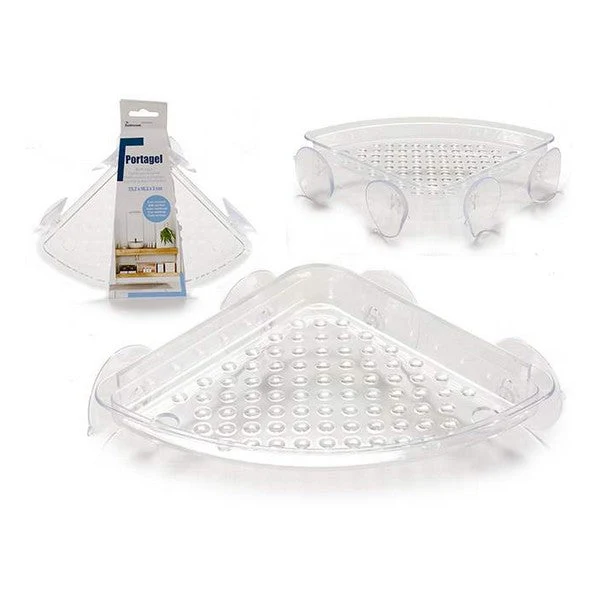 soap dish (18 x 5 x 25 cm) Transparent
