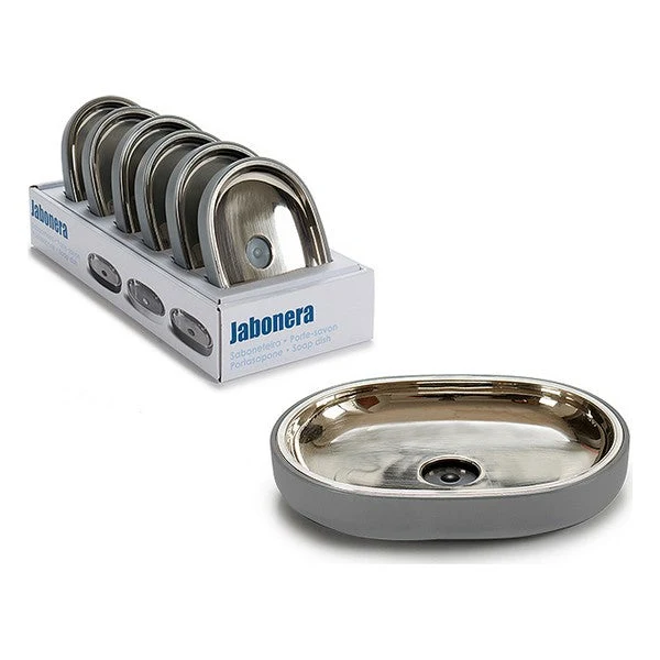 soap dish Steel (9,5 x 2,5 x 13 cm)