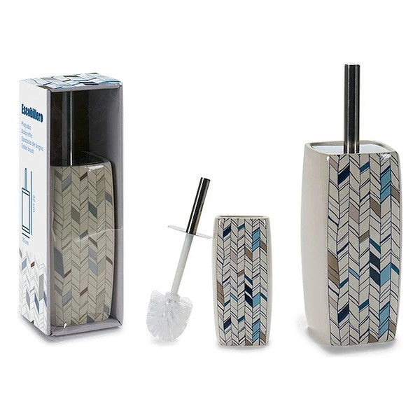Toilet Brush (10 x 32 x 10 cm) Ceramic