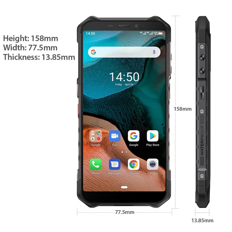 Smartphone Ulefone Armor X5, 3 Go + 32 Go Rapide Etanche Robuste