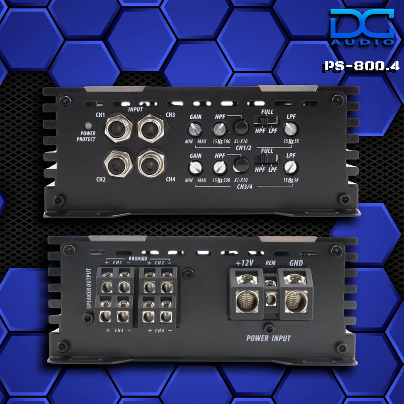 PS800x4 - Mini 4 Channel Amplifier