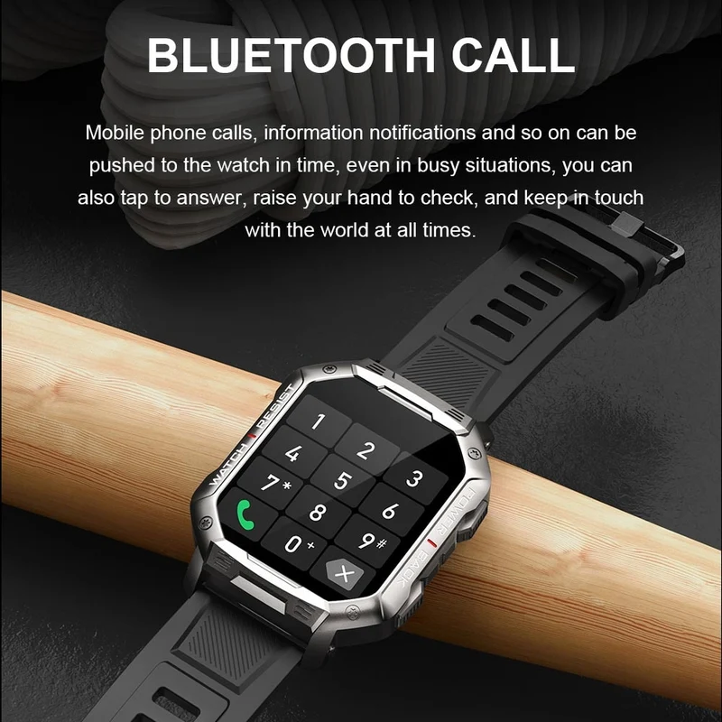 Montre connectée 2023 pour hommes, étanchéité IP67, 5atm,Bluetooth Call Nx3