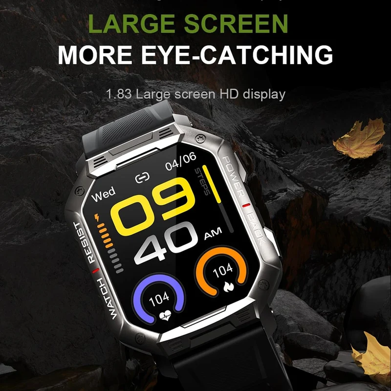 Montre connectée 2023 pour hommes, étanchéité IP67, 5atm,Bluetooth Call Nx3