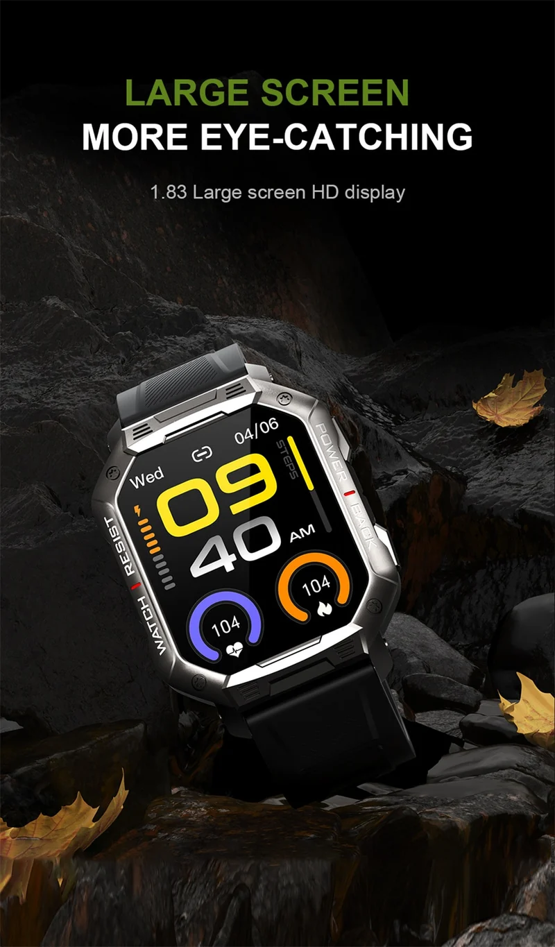 Montre connectée 2023 pour hommes, étanchéité IP67, 5atm,Bluetooth Call Nx3