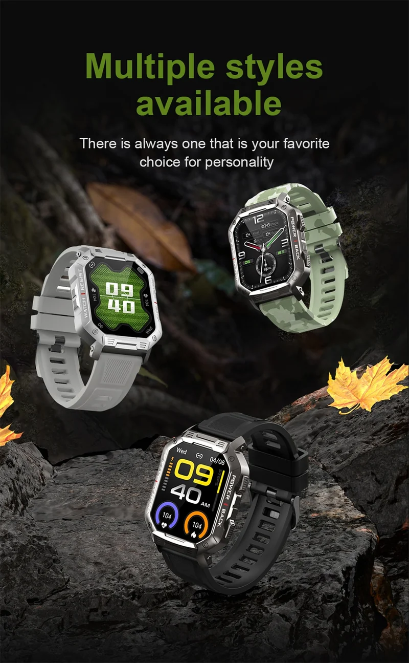 Montre connectée 2023 pour hommes, étanchéité IP67, 5atm,Bluetooth Call Nx3