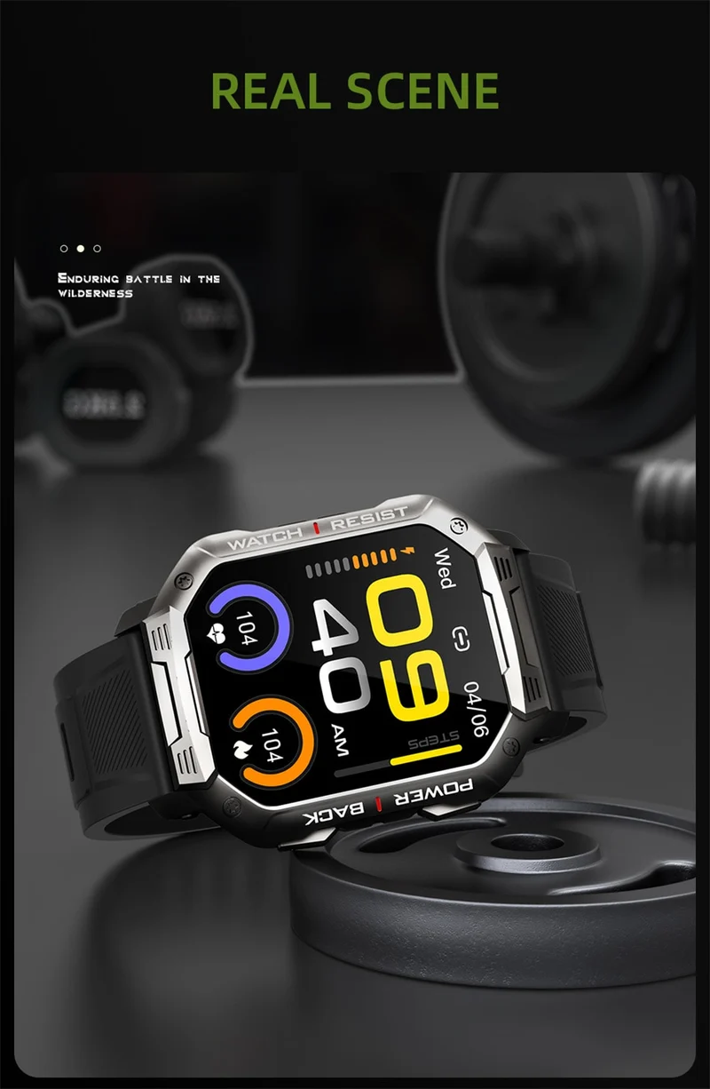 Montre connectée 2023 pour hommes, étanchéité IP67, 5atm,Bluetooth Call Nx3