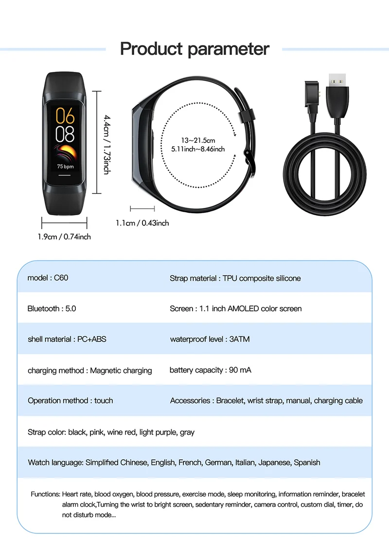 Montre connectée 2023 intelligente, amoled, étanche, pour femme.