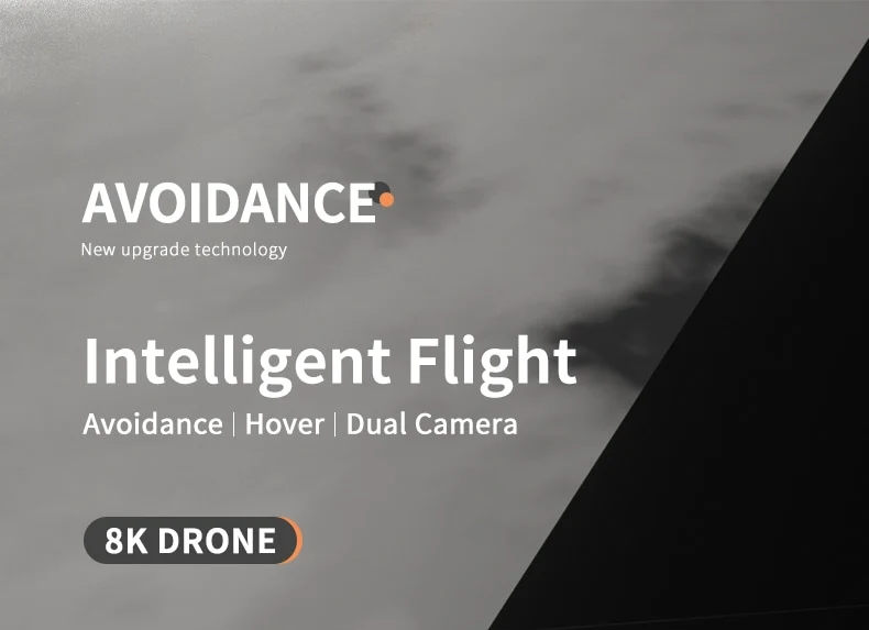Drone professionnel double caméra, GPS 5G 8K HD
