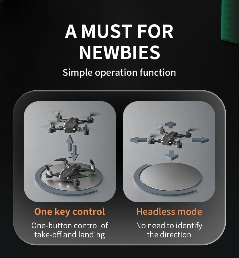 Drone professionnel double caméra, GPS 5G 8K HD