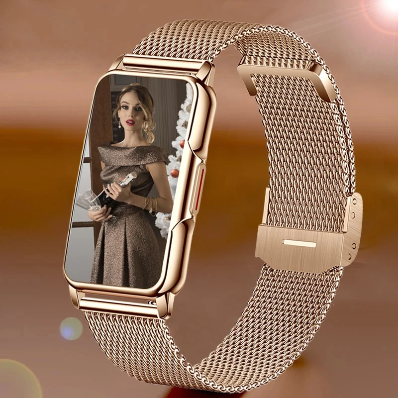 Jolie montre fine connectée pour sport, loisirs ou soirée pour homme ou femme , écran entièrement tactile.
