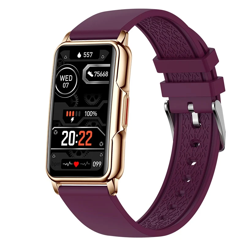 Jolie montre fine connectée pour sport, loisirs ou soirée pour homme ou femme , écran entièrement tactile.