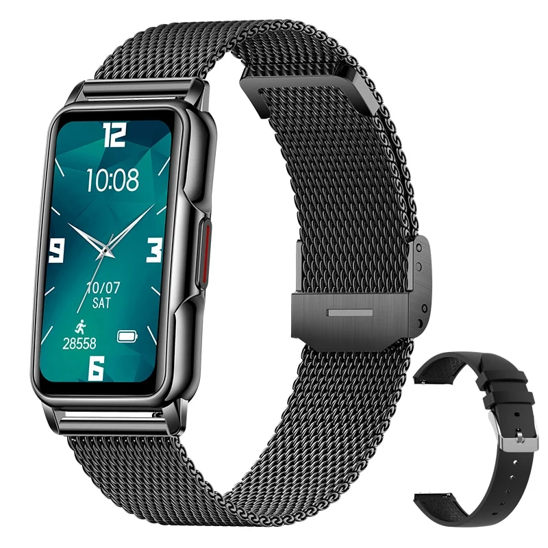 Jolie montre fine connectée pour sport, loisirs ou soirée pour homme ou femme , écran entièrement tactile.
