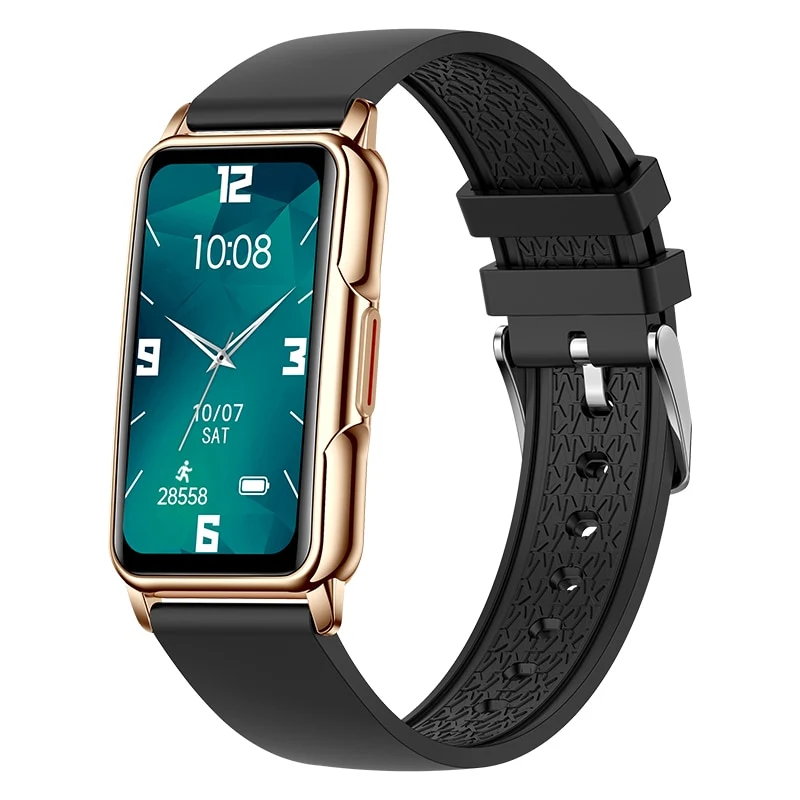 Jolie montre fine connectée pour sport, loisirs ou soirée pour homme ou femme , écran entièrement tactile.