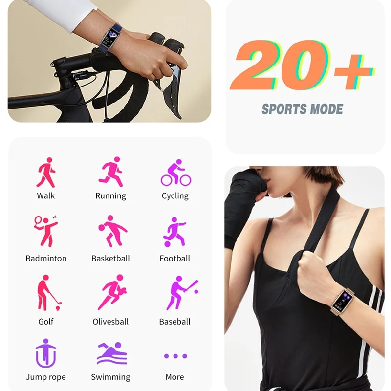 Jolie montre fine connectée pour sport, loisirs ou soirée pour homme ou femme , écran entièrement tactile.
