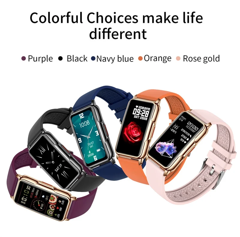Jolie montre fine connectée pour sport, loisirs ou soirée pour homme ou femme , écran entièrement tactile.