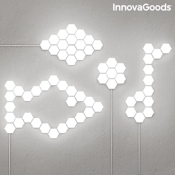 Set of Modular Magnetic and Touch LED Panels Tilight InnovaGoods (Pack of 3)