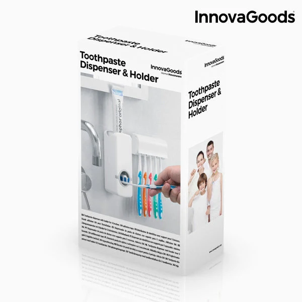 InnovaGoods Toothpaste Dispenser and Holder