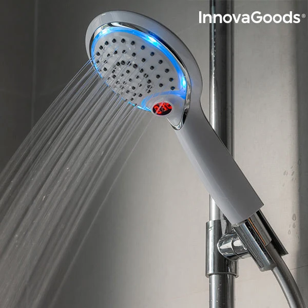 InnovaGoods LED Shower with Temperature Sensor