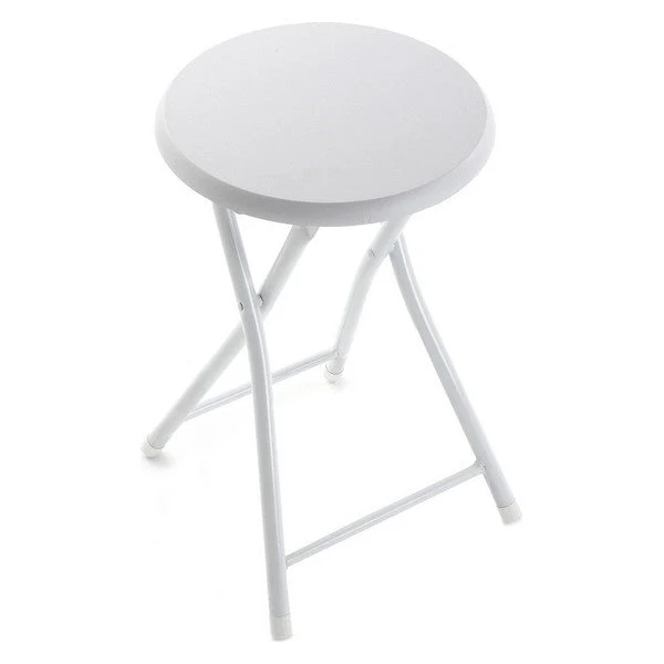 Folding Stool (30 x 45 x 30 cm) White