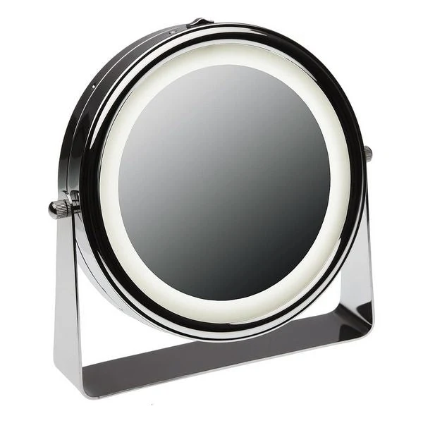 Magnifying Mirror with LED (4 x 20 x 21 cm) (x5)