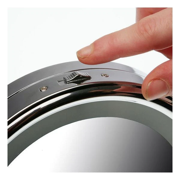 Magnifying Mirror with LED (4 x 20 x 21 cm) (x5)