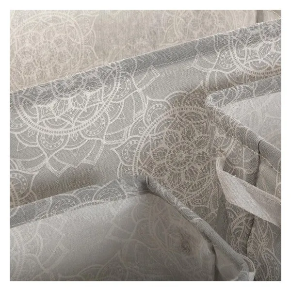 Basket set Mandala Textile Polyester (3 Pieces) (25 x 22 x 35 cm)