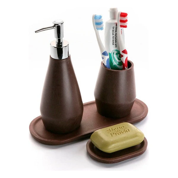 soap dish Resin Brown