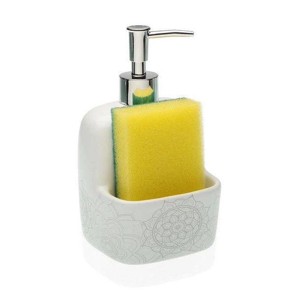 Soap Dispenser Ceramic Mandala