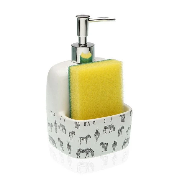 Soap Dispenser Ceramic Zebra