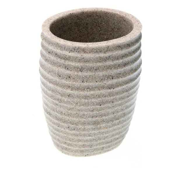 Toothbrush Holder Beige polyresin