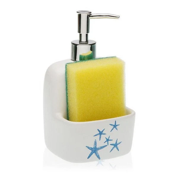 Soap Dispenser Blue Sea Ceramic