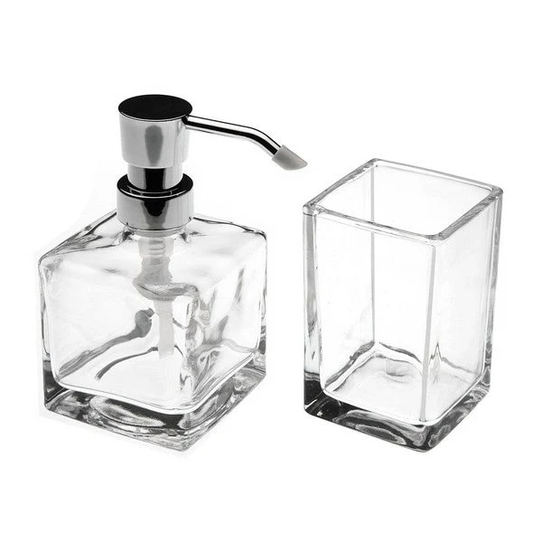 Bath Set Crystal Transparent
