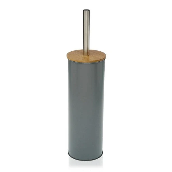 Toilet Brush Metal Grey