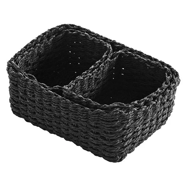 Basket set (3 Pieces) (19 x 12 x 26 cm)