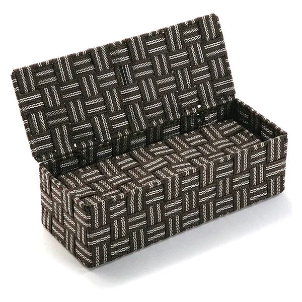 Set of Stackable Organising Boxes Textile (2 Pieces) (11,5 x 9 x 29,5 cm)