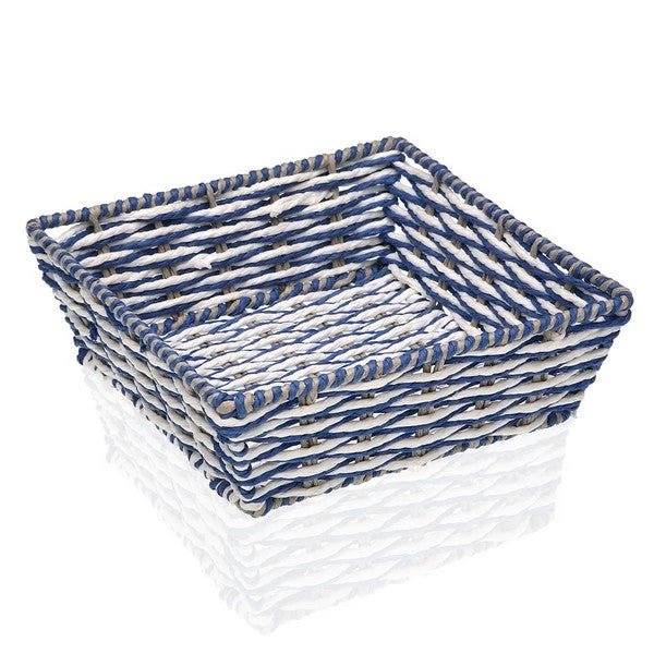 Decorative basket Plastic (23 x 8 x 23 cm)