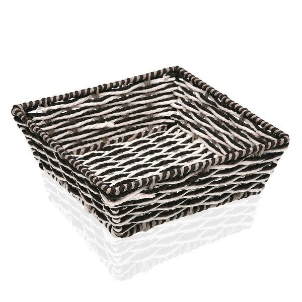 Decorative basket Plastic (23 x 8 x 23 cm)