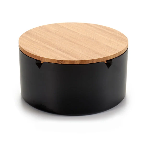 Jewelry box Black Plastic Mirror