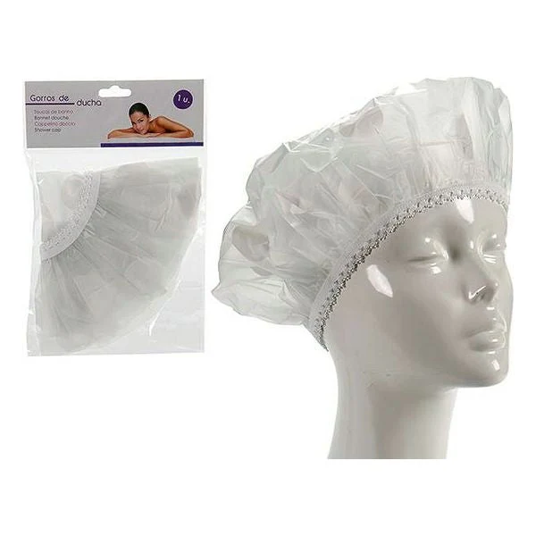 Shower Cap Transparent Plastic