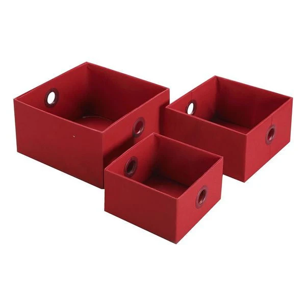 Multi-purpose basket Squared Cotton (3 Pieces)