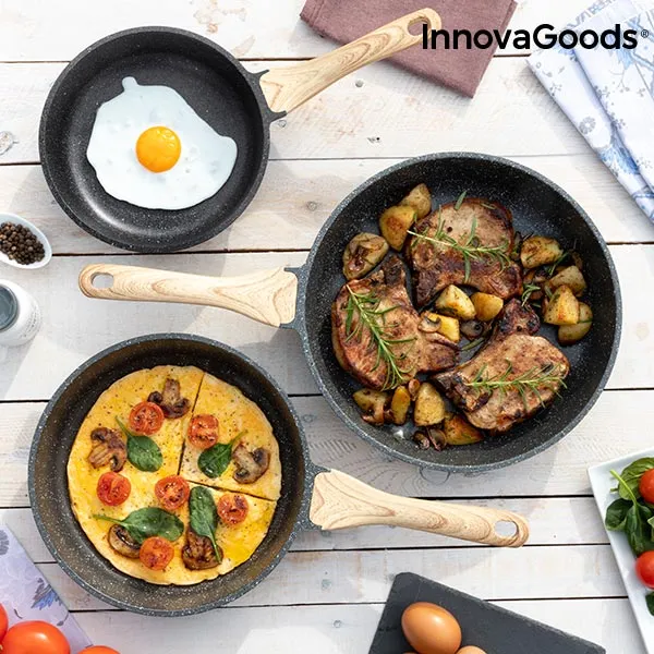 InnovaGoods Granite-Effect Premium Pan (24 cm)
