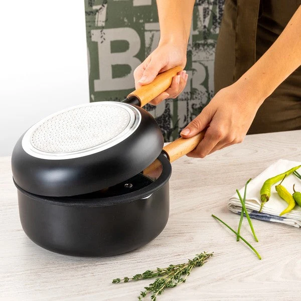 Frying Pan + Saucepan Set Quid Habitat Mixed (20 cm) (2 pcs)