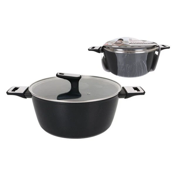Casserole Quttin Toughened aluminium With lid Crystal