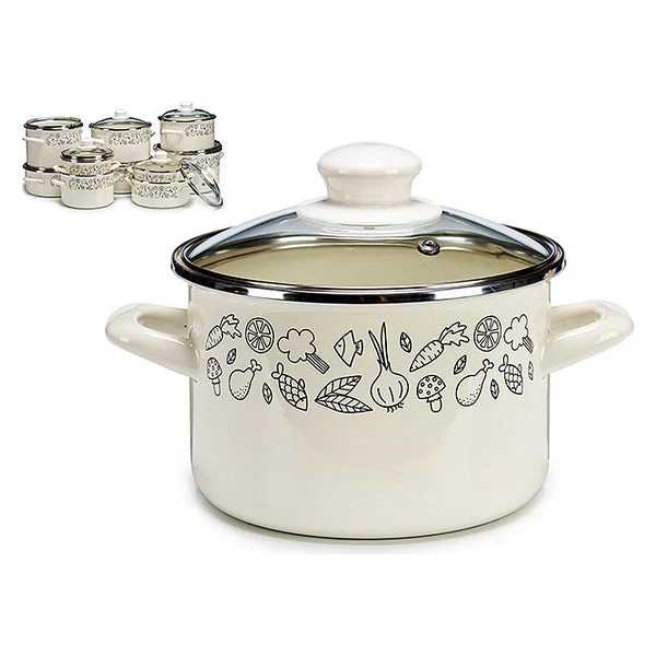 Casserole with Lid Crystal (0.006 L) (23,7 x 15,8 x 17,7 cm)