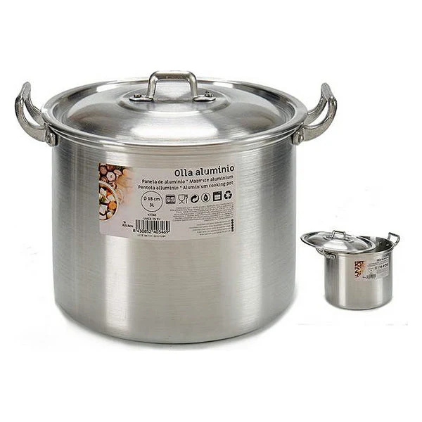 Slow Cooker Aluminium (20 x 17 x 23 cm)