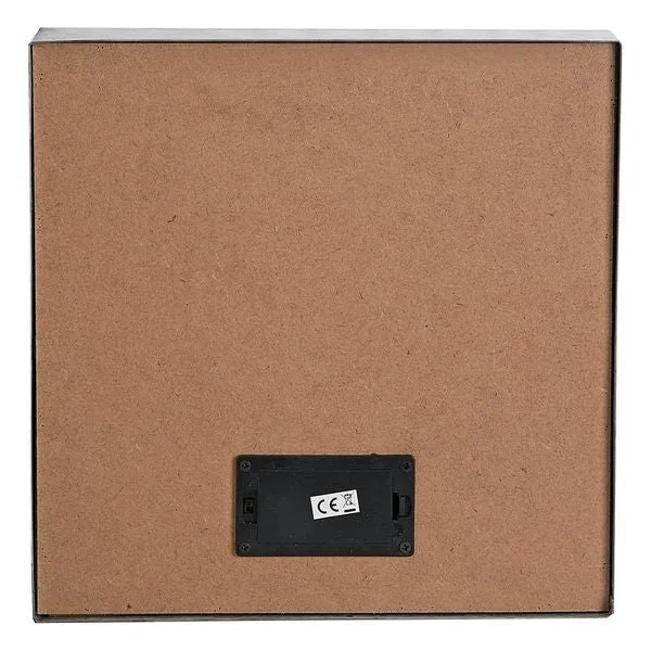 Decorative box Stay Home Wood (5,5 x 25 x 25 cm)