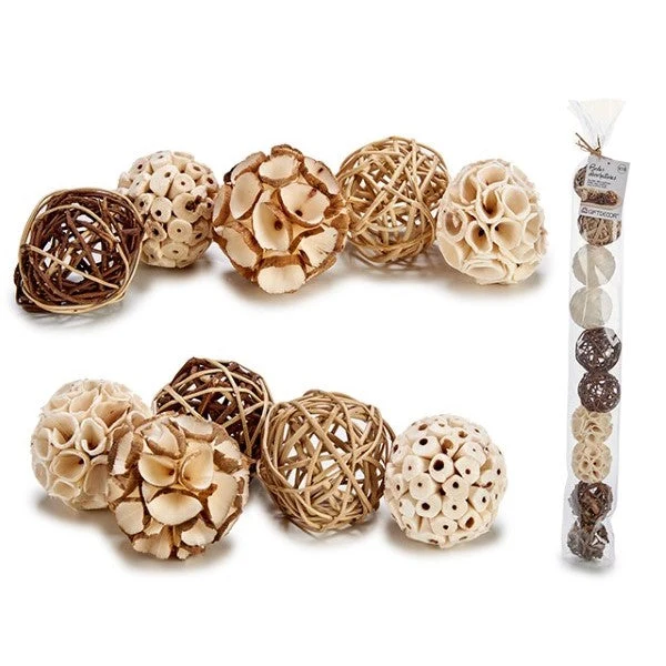 Decorative bauble (6 x 58 x 6 cm) (10 pcs)