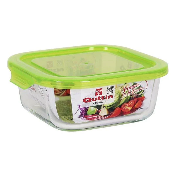 Square Lunch Box with Lid Quttin