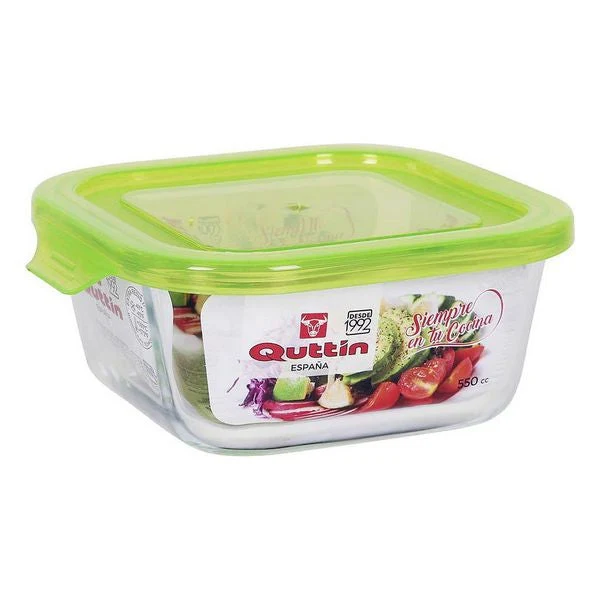 Square Lunch Box with Lid Quttin
